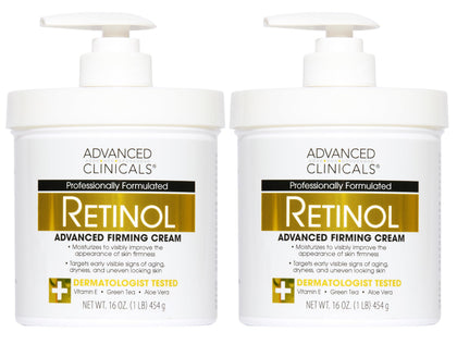 Advanced Clinicals Retinol Body Lotion front view 16OZ