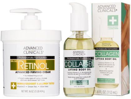 Advanced Clinicals Retinol Body Lotion front view 780g