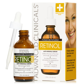 Advanced Clinicals Retinol Serum 1.75 Fl Oz front view