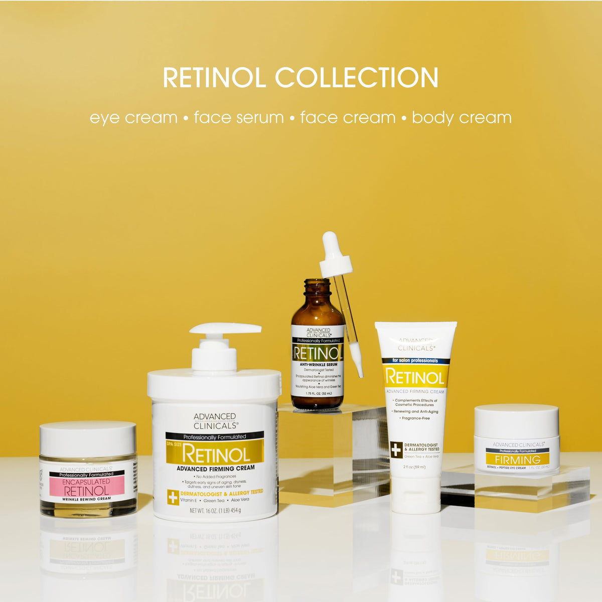 Advanced Clinicals Retinol Serum 1.75 Fl Oz packaging details