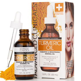 Advanced Clinicals Turmeric Oil Serum 1.8 Fl Oz front view