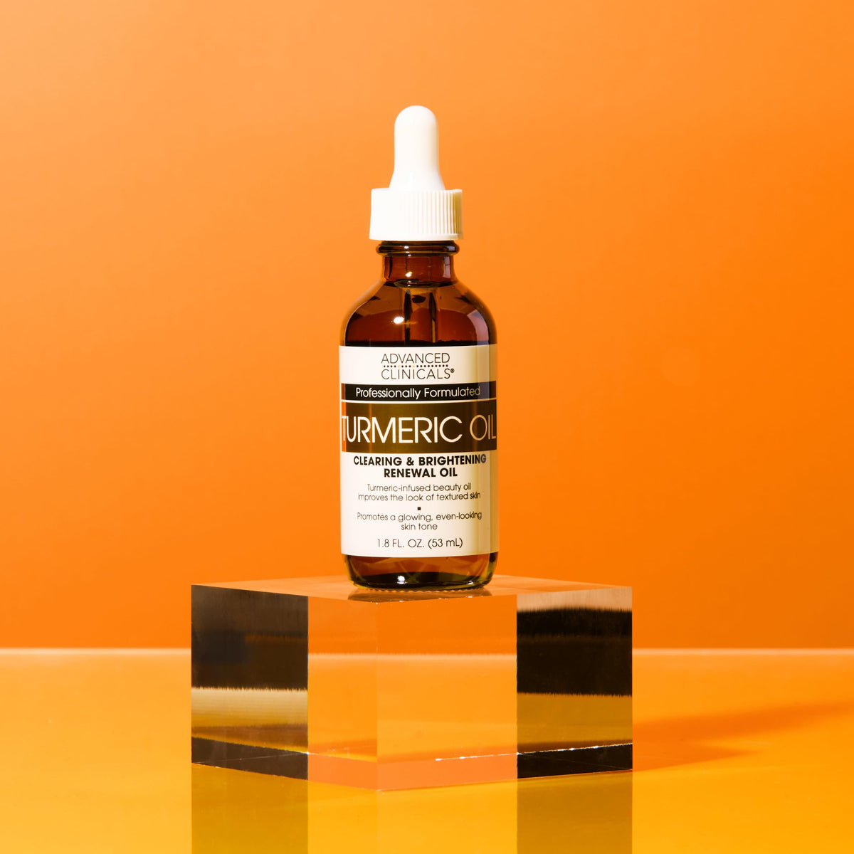 Advanced Clinicals Turmeric Oil Serum packaging