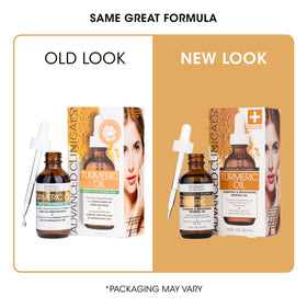 Advanced Clinicals Turmeric Oil Serum texture on hand