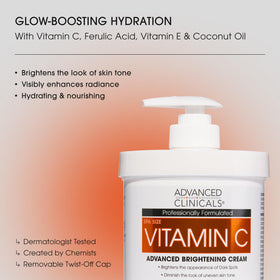 Advanced Clinicals Vitamin C Serum bottle with dropper