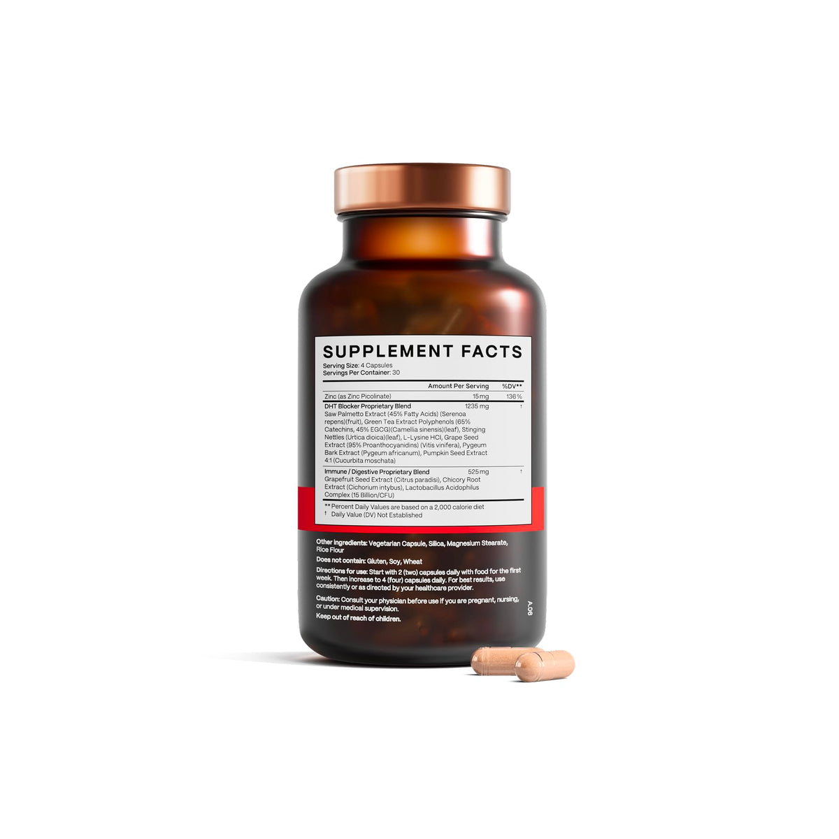 Advanced Trichology DHT Blocker in a lifestyle setting