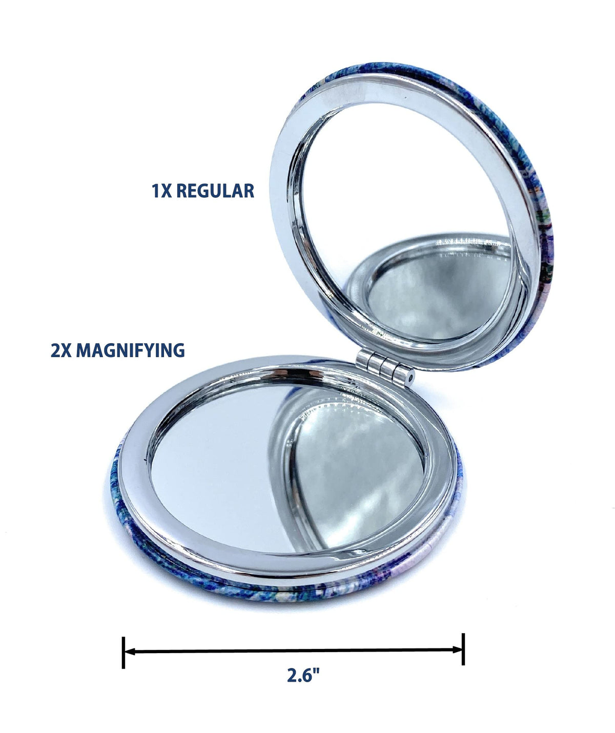 Aeisage Compact Makeup Mirror in a handbag for travel