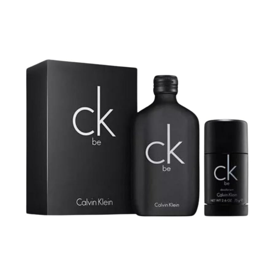 AEJ CK Be Gift Set Eau de Toilette 6.7 oz and Deodorant Stick 2.6 oz packaging front view