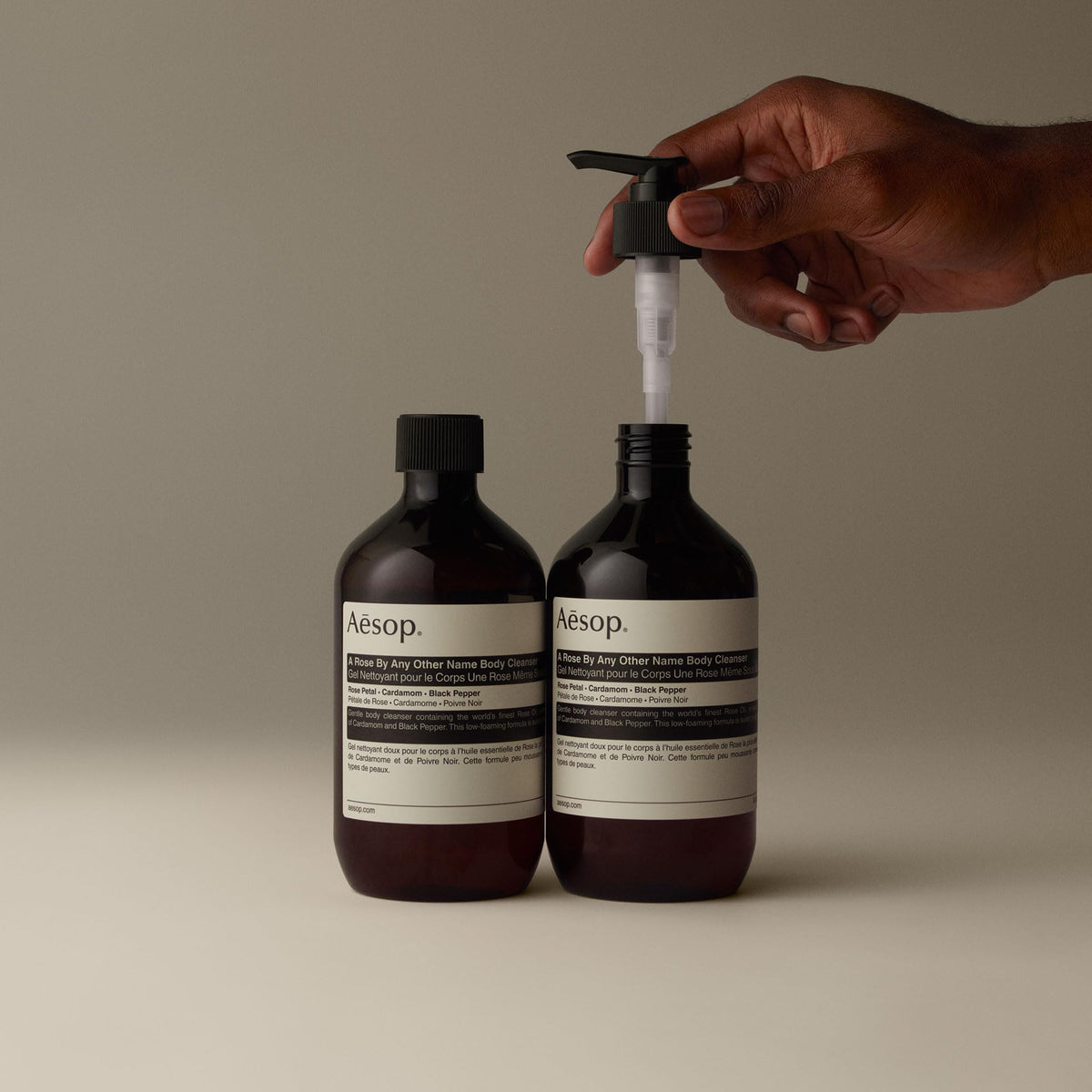 Aesop A Rose By Any Other Name Body Cleanser packaging details