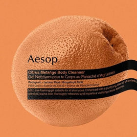 Aesop Citrus Melange Body Cleanser Refill label close-up