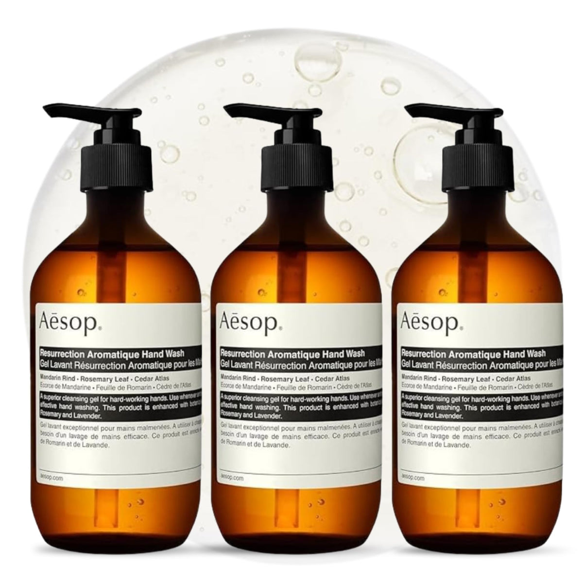 Aesop Resurrection Aromatique Hydrating Hand Wash 16.9 oz front view