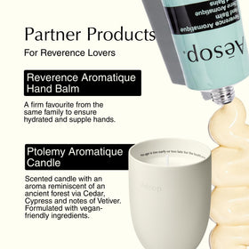 Aesop Reverence Aromatique Exfoliating Hand Wash packaging details