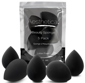 Aesthetica Beauty Sponge Blender front view in pink