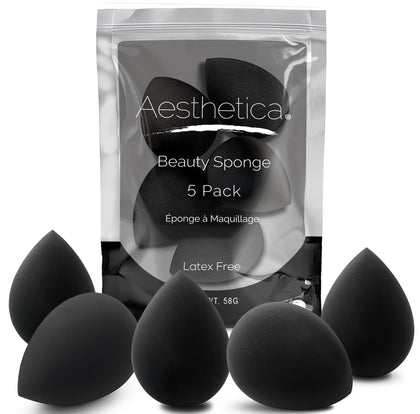 Aesthetica Beauty Sponge Blender front view in pink