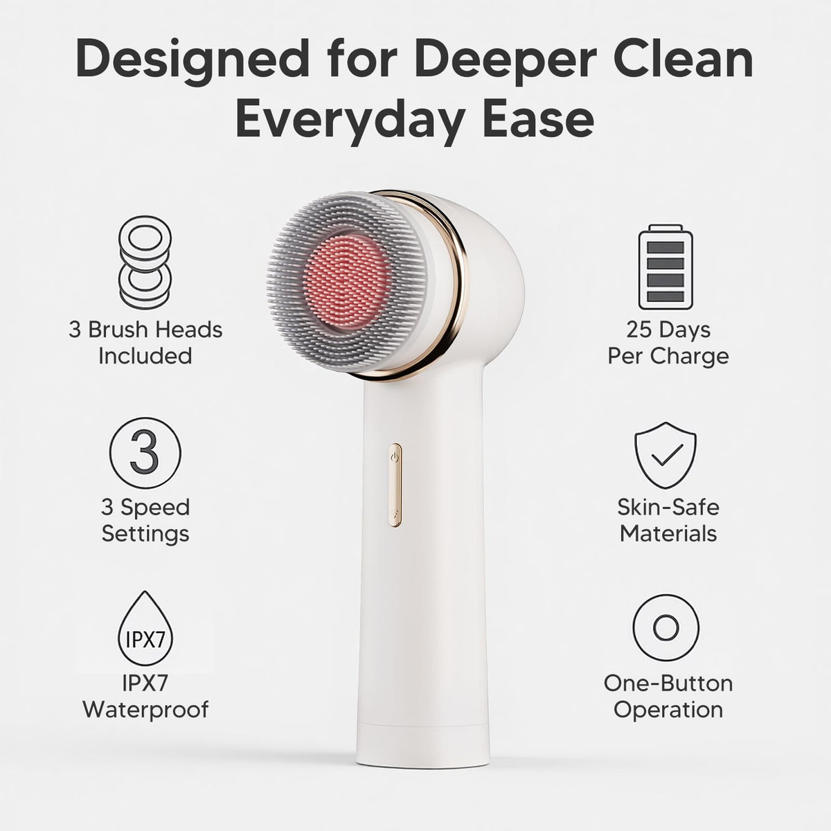 AFEIOFT Electric Facial Cleansing Brush packaging with product details