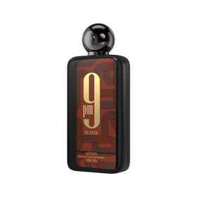 Afnan 9 PM Elixir bottle side view