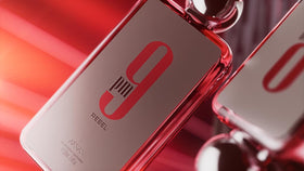 Afnan 9 PM Rebel Eau De Parfum bottle close-up