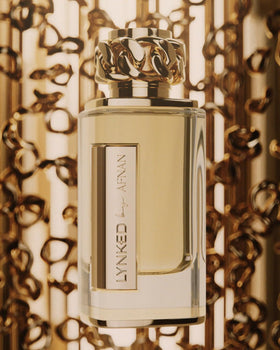 Afnan Lynked Forever Eau De Parfum bottle close-up
