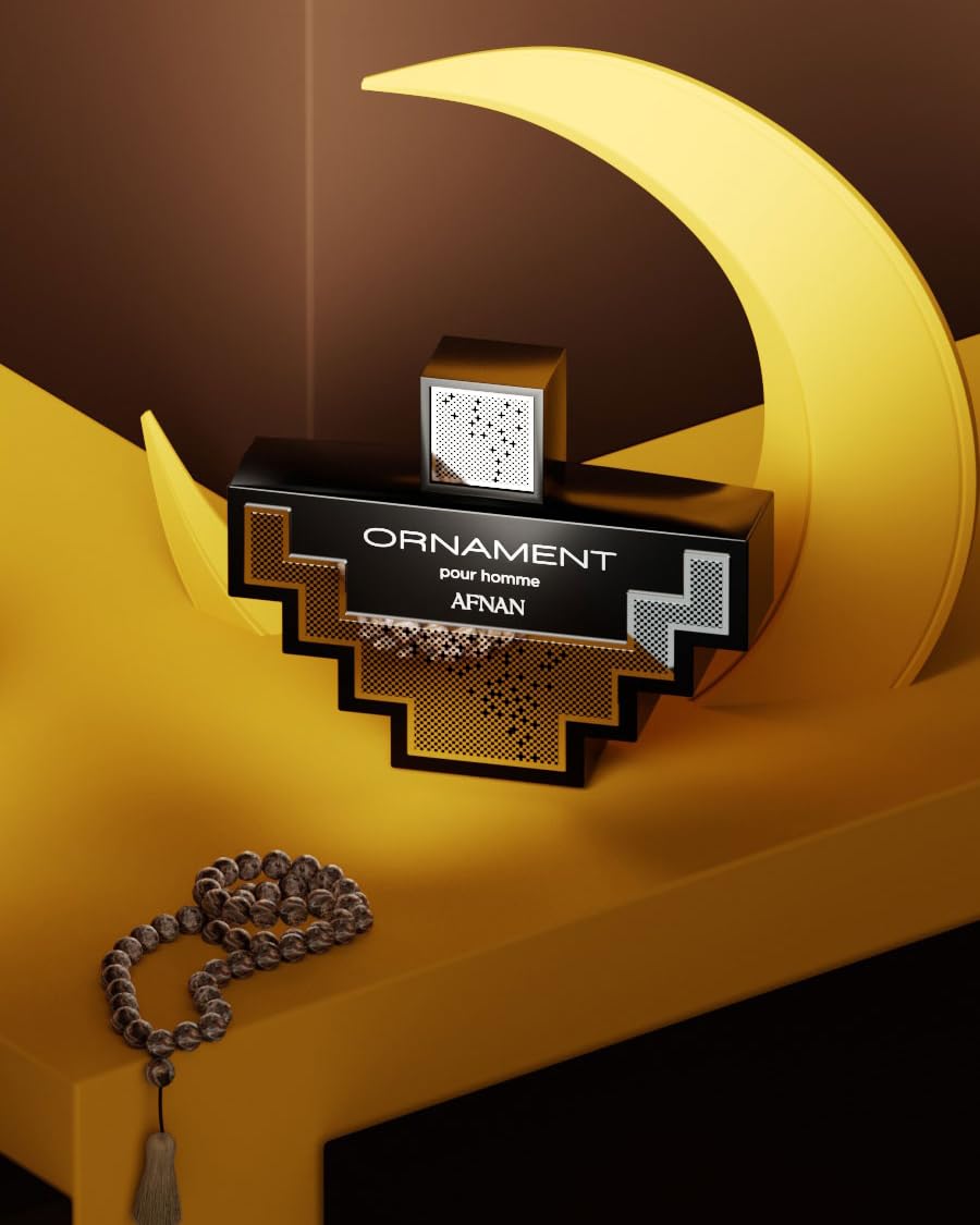 Afnan Ornament Pour Homme Eau De Parfum on a table