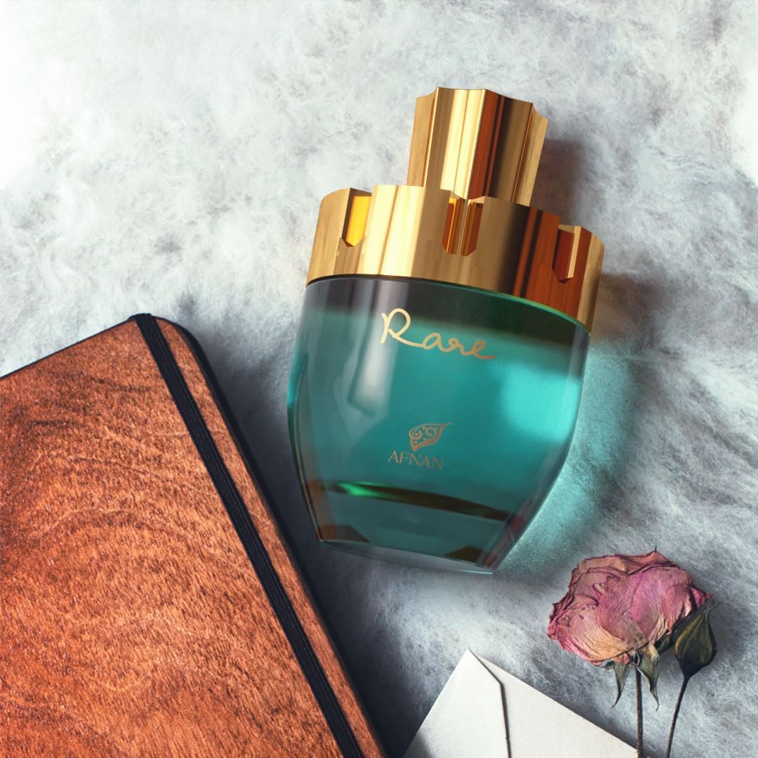 Afnan Rare Women's Eau De Parfum on vanity table