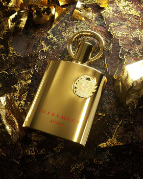 Afnan Supremacy Gold Eau De Parfum bottle side view