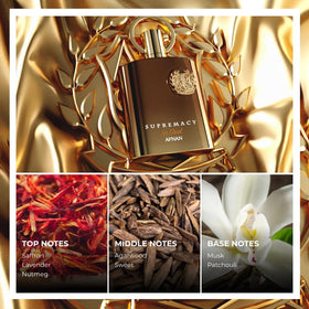 Afnan Supremacy in Oud Extrait De Parfum bottle back view
