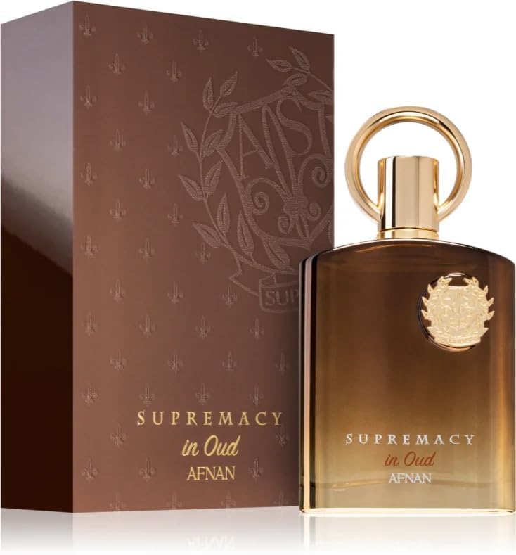 Afnan Supremacy in Oud Extrait De Parfum bottle side view