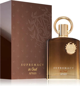 Afnan Supremacy in Oud Extrait De Parfum bottle side view