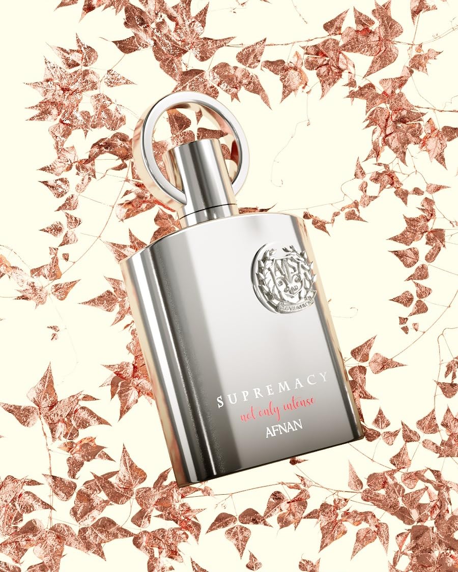 Afnan Supremacy Not Only Intense Eau de Parfum Spray bottle back view