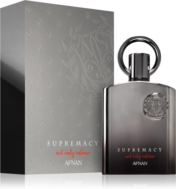 Afnan Supremacy Not Only Intense Eau de Parfum Spray bottle side view