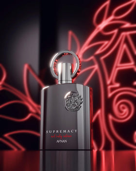 Afnan Supremacy Not Only Intense Eau de Parfum Spray with ingredients label