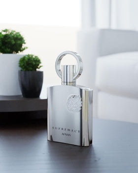 Afnan Supremacy Silver Eau de Parfum packaging