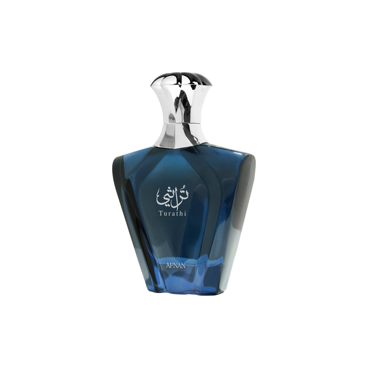 Afnan Turathi Blue Eau de Parfum Spray for Men bottle side view