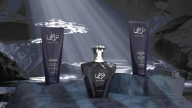 Afnan Turathi Homme Blue After Shave 100ml bottle side view