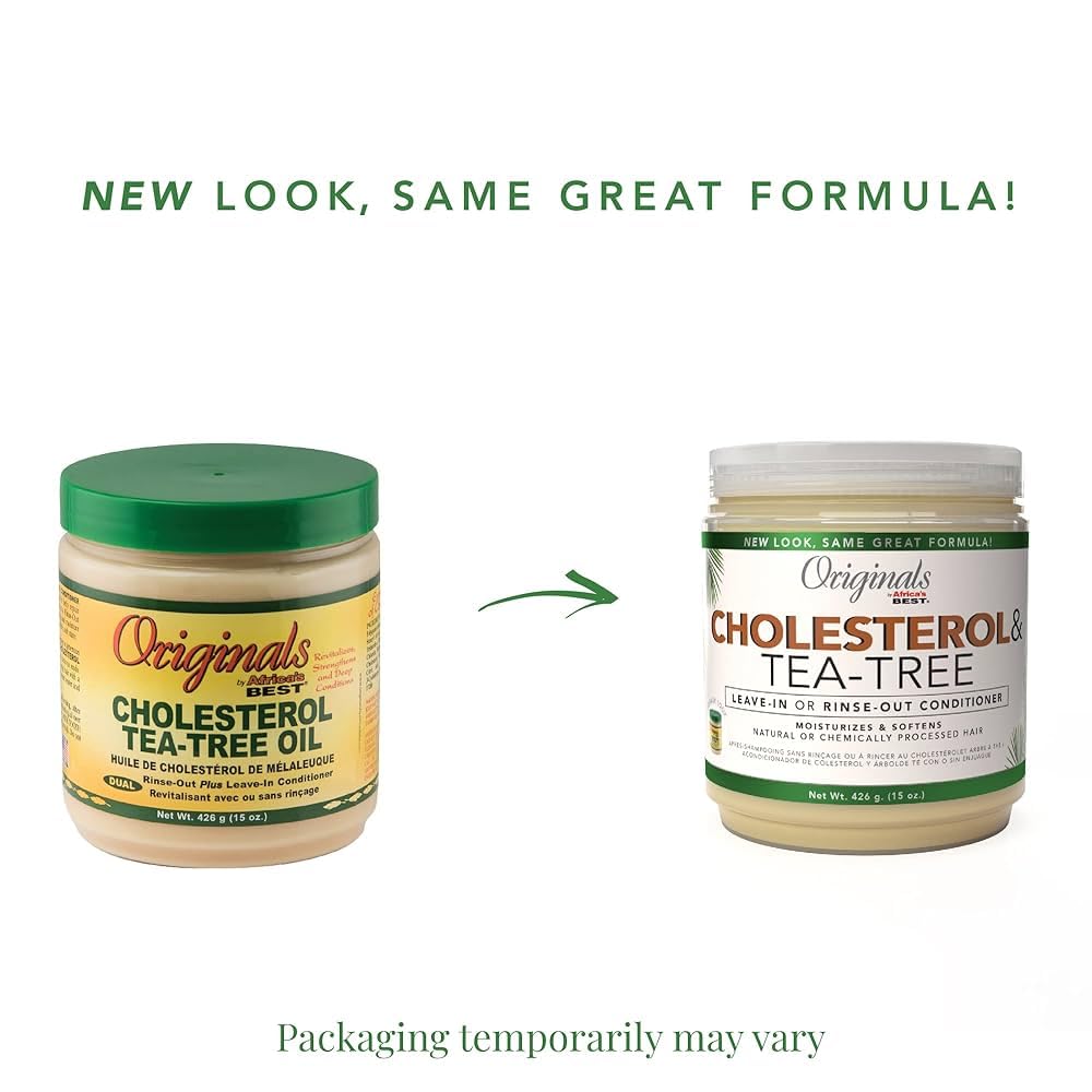 Africa's Best Cholesterol Tea Tree Oil Conditioner back view