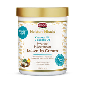 African Pride Moisture Miracle Leave-In Cream 18 Oz front view