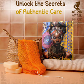 AFRIKI African Net Sponge in a shower setting