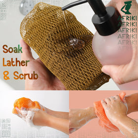 AFRIKI African Net Sponge packaging front