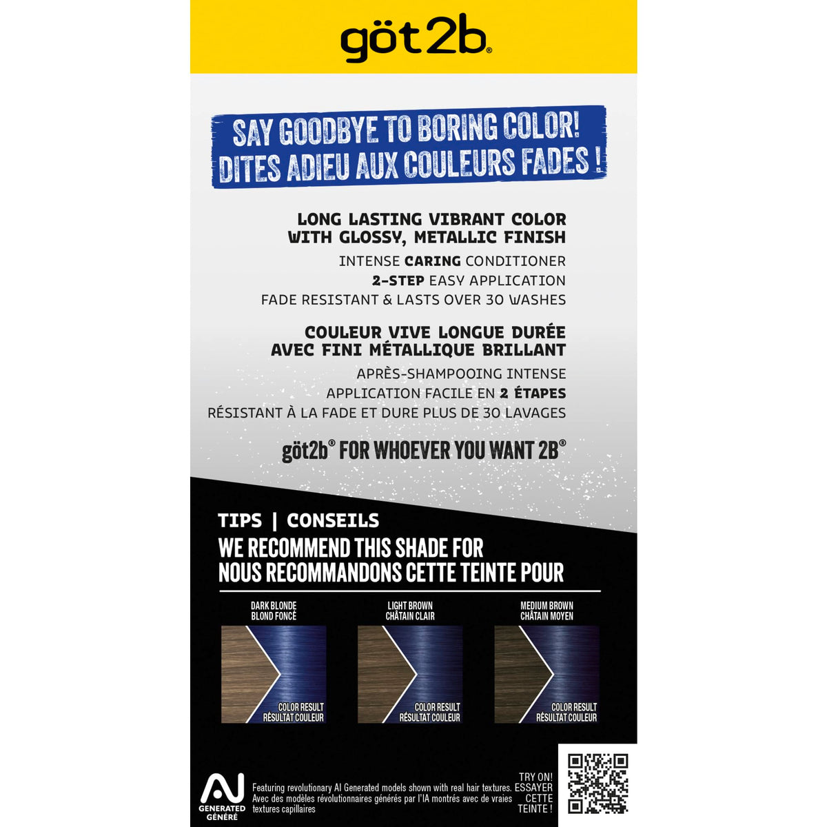 After- conditioner from Got2B Metallics kit