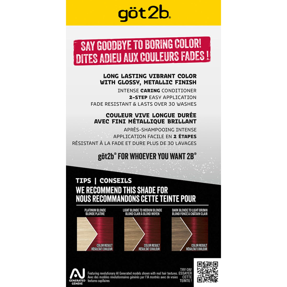 After- product from Got2B Metallics kit
