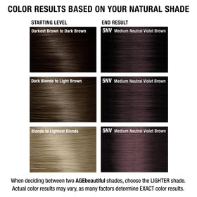 AGE beautiful hair dye 5NV product details and usage instructions