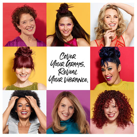 AGE beautiful hair dye application process in salon