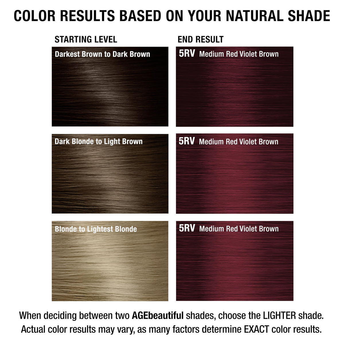 AGE beautiful hair dye professional salon use