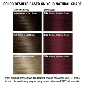 AGE beautiful hair dye professional salon use