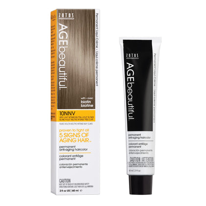 AGE beautiful Permanent Hair Dye 10NNV front view packaging
