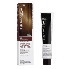 AGE beautiful Permanent Hair Dye 6G Light Golden Brown packaging front view