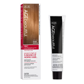 AGE beautiful Permanent Hair Dye 9RC Light Strawberry Blonde packaging front view