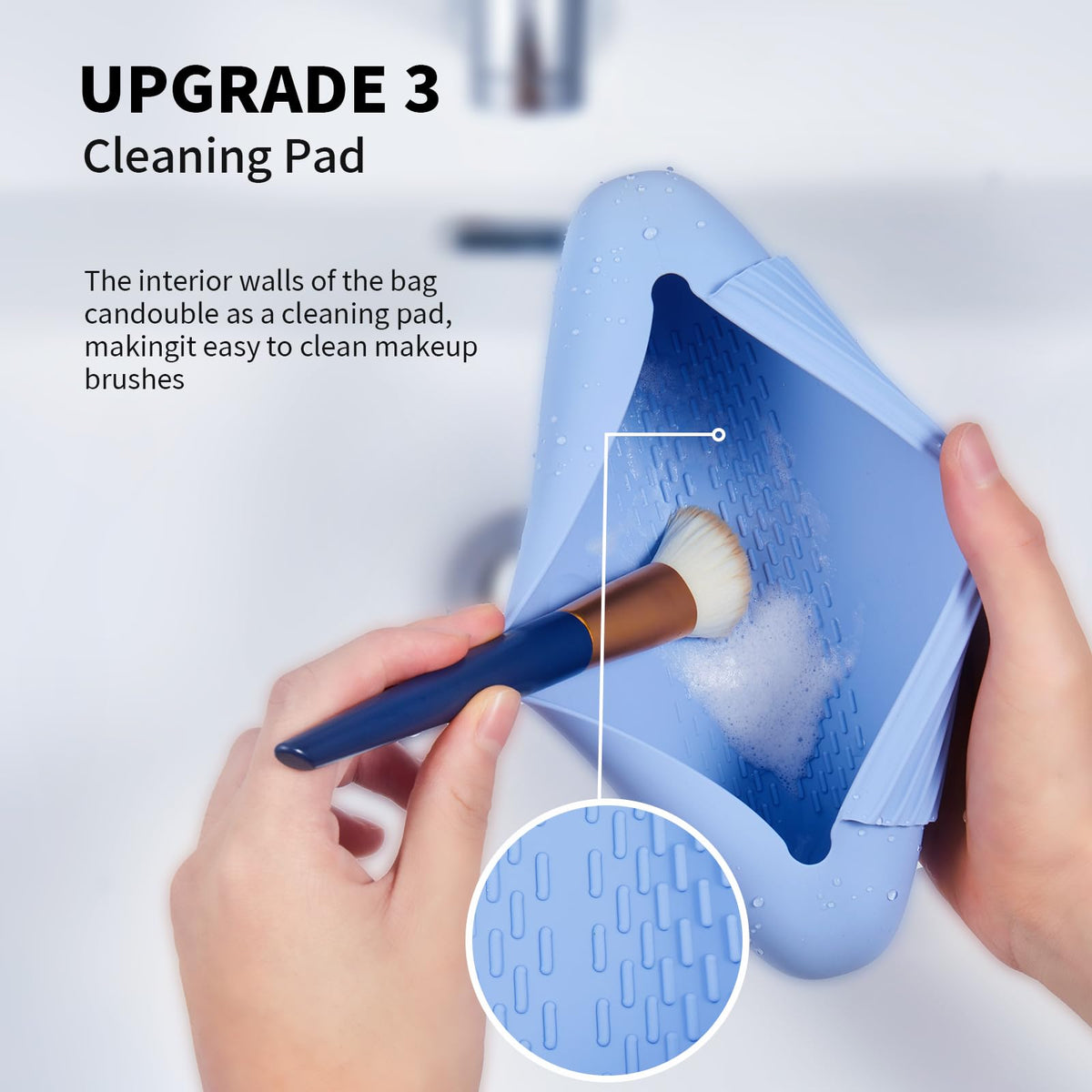 AGIKET Silicone Makeup Brush Holder in multiple colours