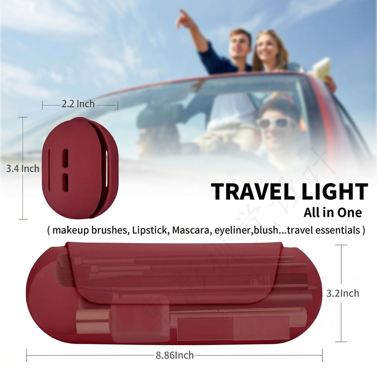 AGIKET Silicone Makeup Brush Holder in multiple colours