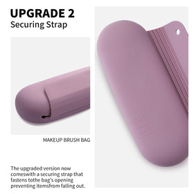 AGIKET Silicone Makeup Brush Holder in pink colour