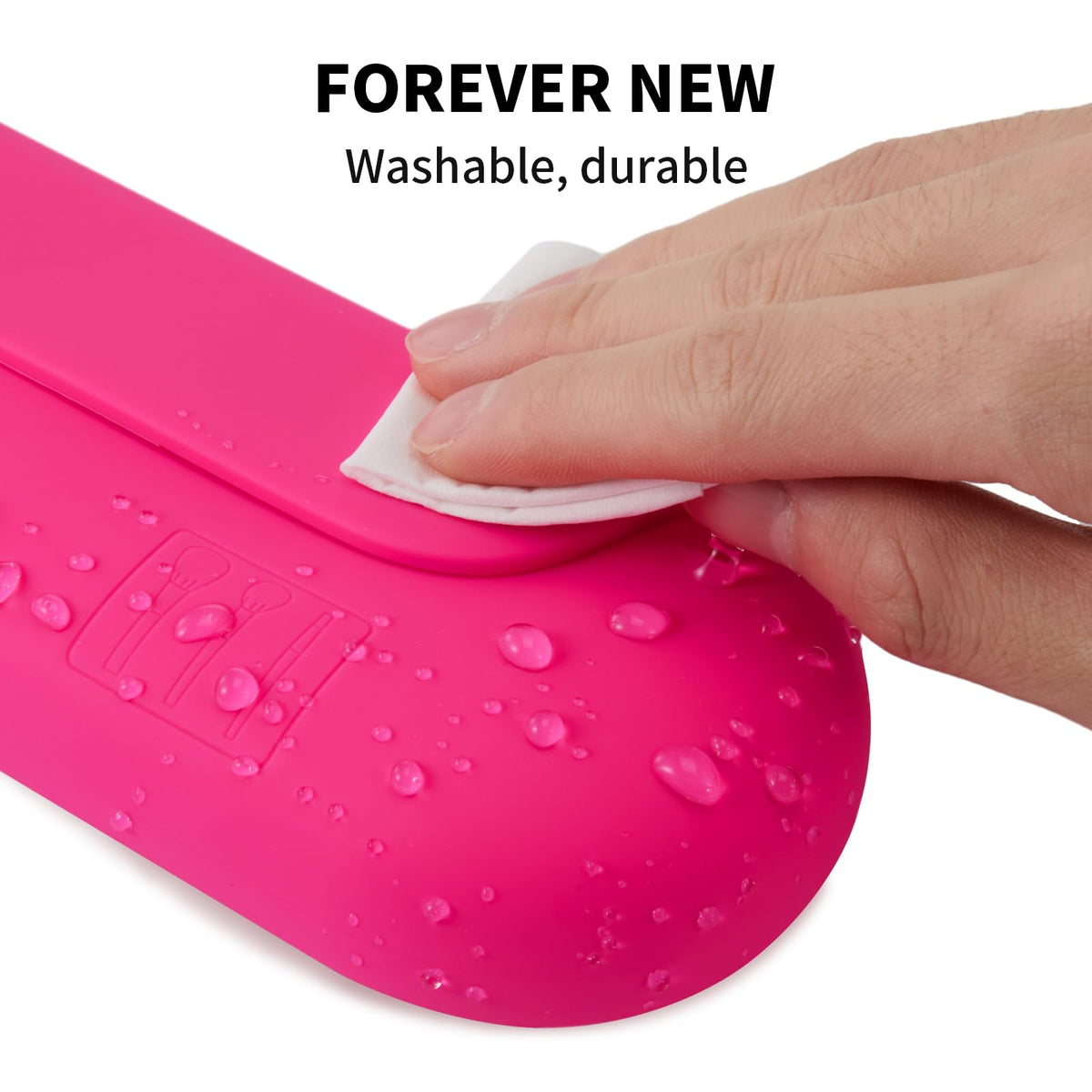 AGIKET silicone makeup brush holder in travel bag